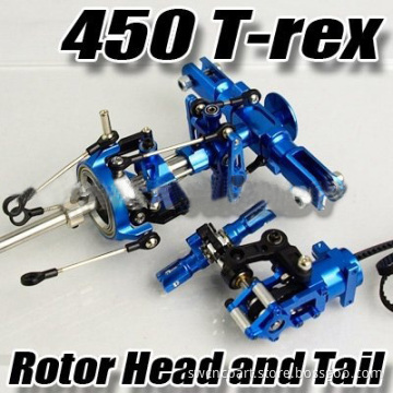 CNC Rotor Head and Tail Part for 450 RC Helicopter